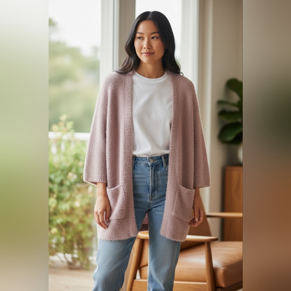 The Limited Blush Cozy Cardigan